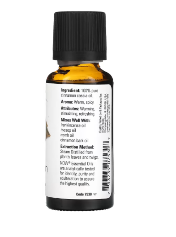 Now Foods, Essential Oils, Cinnamon Cassia, 1 fl oz (30 ml)