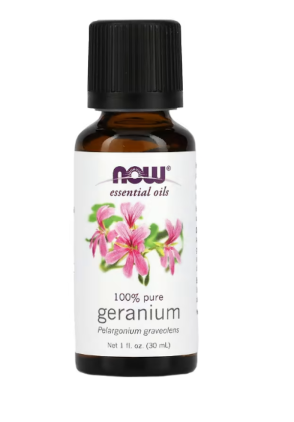 NOW Foods, Essential Oils, Geranium, 1 fl oz (30 ml)