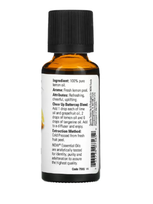 Now Foods, Essential Oils, Lemon, 1 fl oz (30 ml)