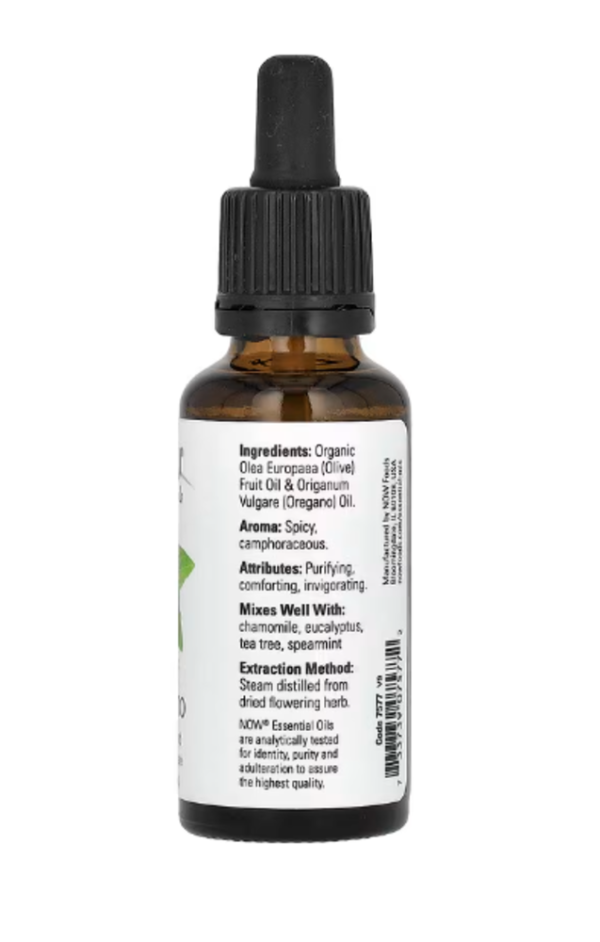 NOW Foods, Essential Oils, Oil of Oregano, 1 fl oz (30 ml)
