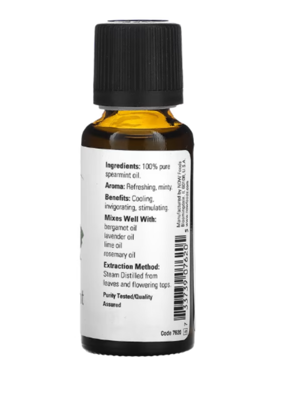 NOW Foods, Essential Oils, Spearmint, 1 fl oz (30 ml)
