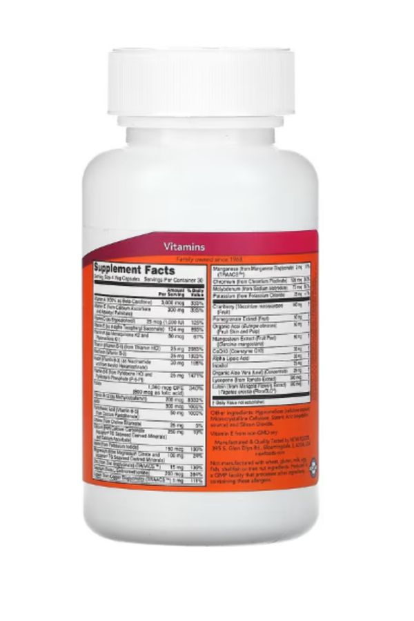 NOW Foods, Eve Capsules, Superior Women's Multi, Iron-Free, 120 Veg Capsules