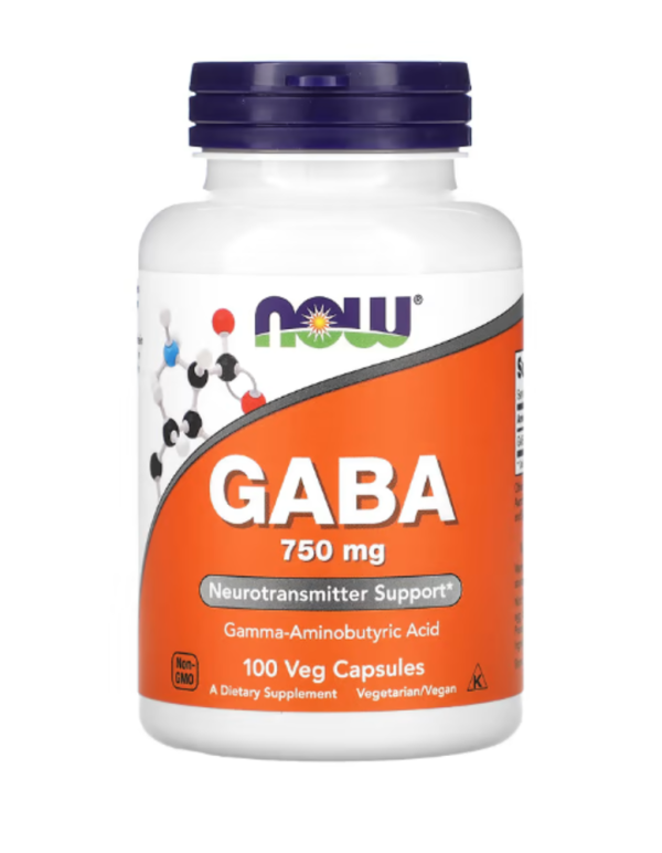 NOW Foods, GABA with Vitamin B-6, 500 mg, 200 Veg Capsules