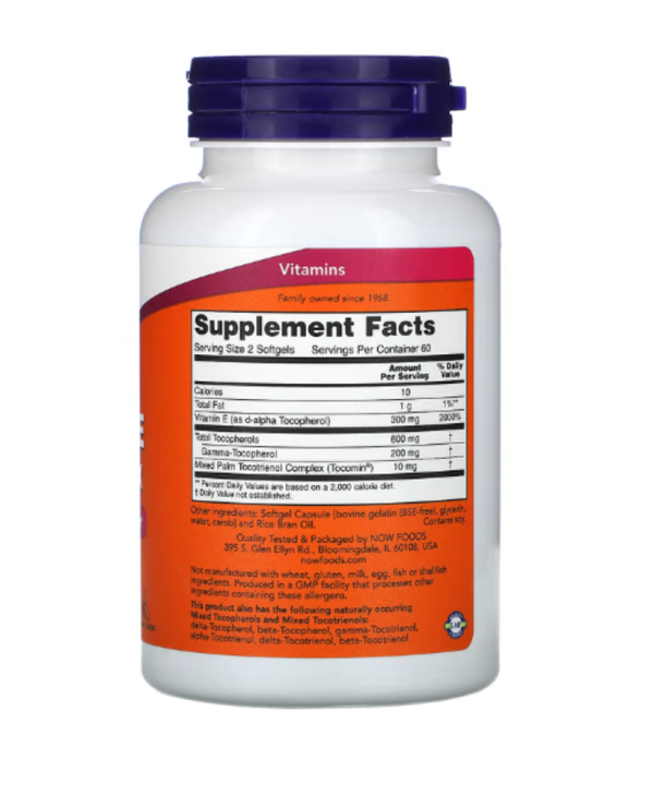 Now Foods, Gamma E Complex, Advanced, 120 Softgels