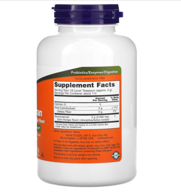 NOW Foods, Glucomannan, Pure Powder, 8 oz (227 g)