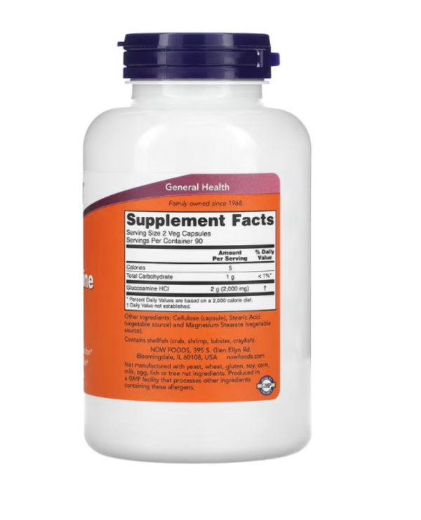 NOW Foods, Glucosamine '1000', 180 Veg Capsules