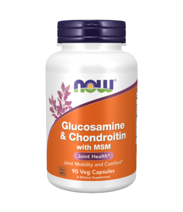 NOW Foods, Glucosamine & Chondroitin with MSM, 180 Veg Capsules