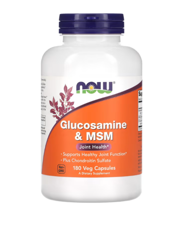 Now Foods, Glucosamine & MSM, 180 Capsules