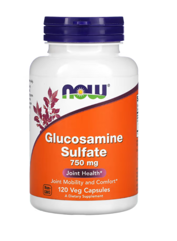 NOW Foods, Glucosamine Sulfate, 750 mg, 120 Veg Capsules
