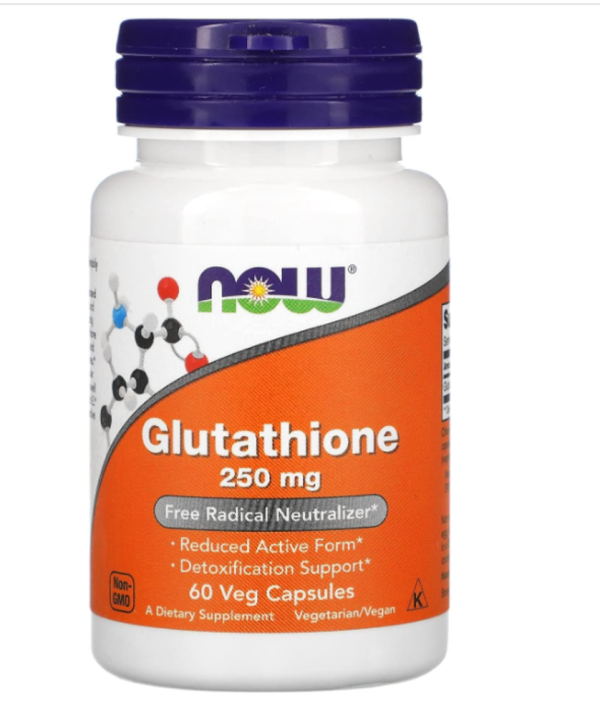 Now Foods, Glutathione, 250 mg, 60 Vcaps