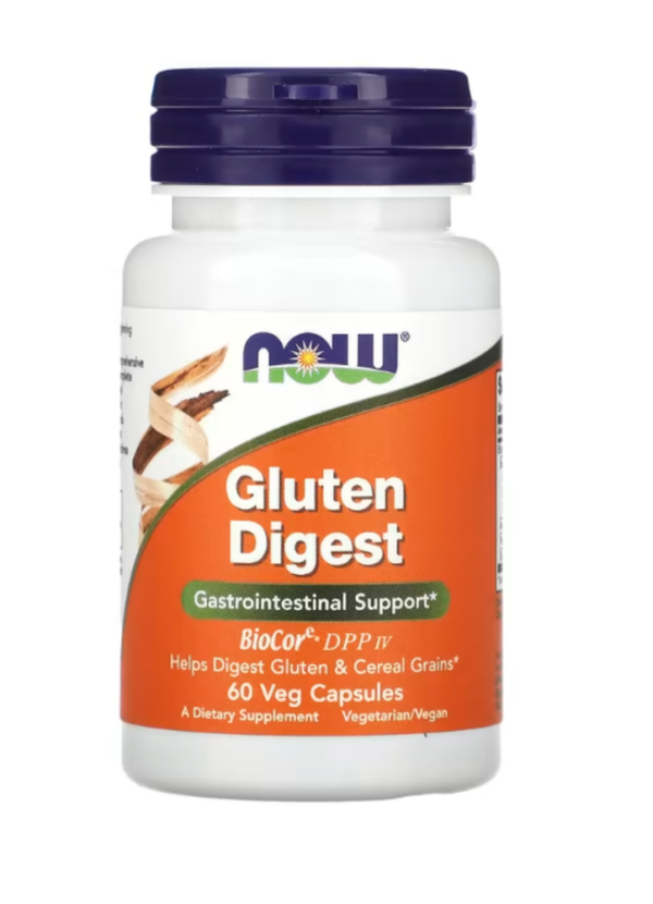 NOW Foods, Gluten Digest, 60 Veg Capsules