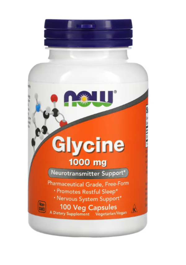 Now Foods, Glycine, 1000 mg, 100 Capsules