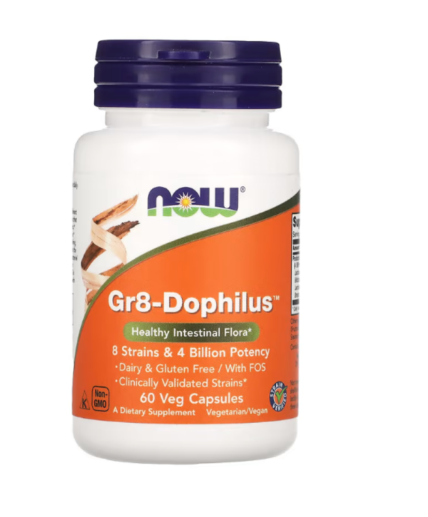 NOW Foods, Gr8-Dophilus, 60 Veg Capsules