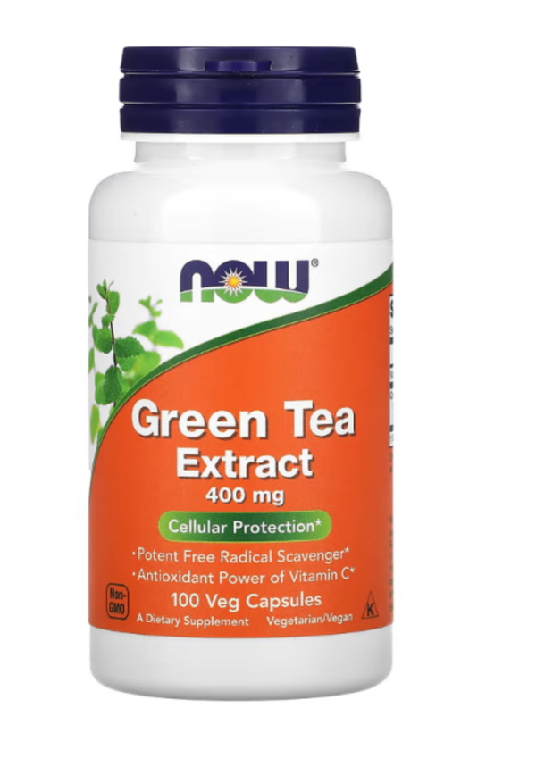 Now Foods, Green Tea Extract, 400 mg, 100 Capsules