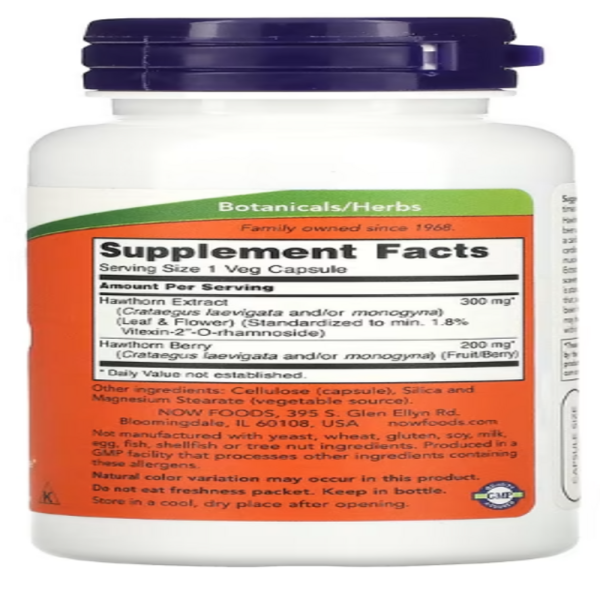 NOW Foods, Hawthorn Extract, 300 mg, 90 Veg Capsules