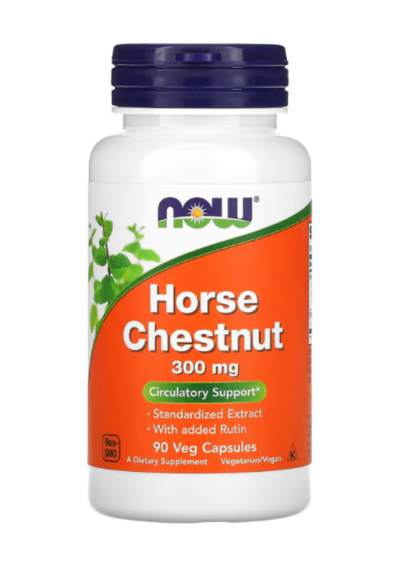 NOW Foods, Horse Chestnut, 300 mg, 90 Veg Capsules