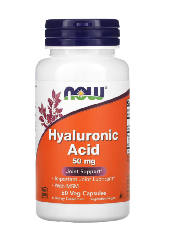NOW Foods, Hyaluronic Acid, 50 mg, 60 Veg Capsules