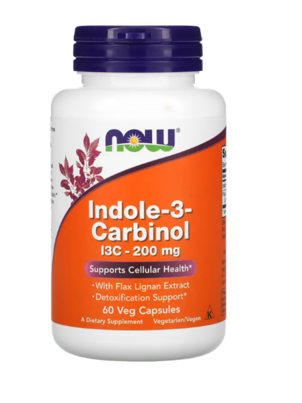 NOW Foods, Indole-3-Carbinol, 200 mg, 60 Veg Capsules