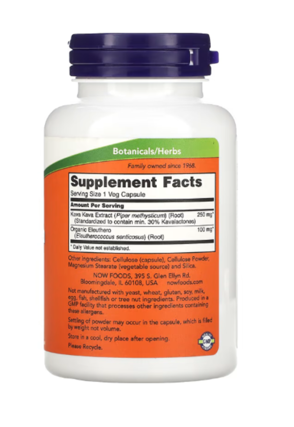 Now Foods, Kava Kava Extract, 250 mg, 120 Capsules