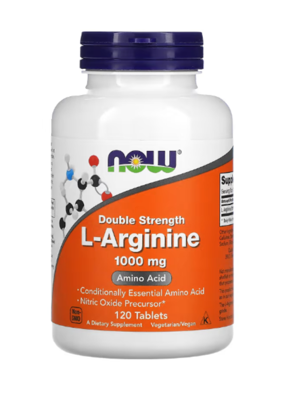 Now Foods, L-Arginine, 1000 mg, 120 Tablets
