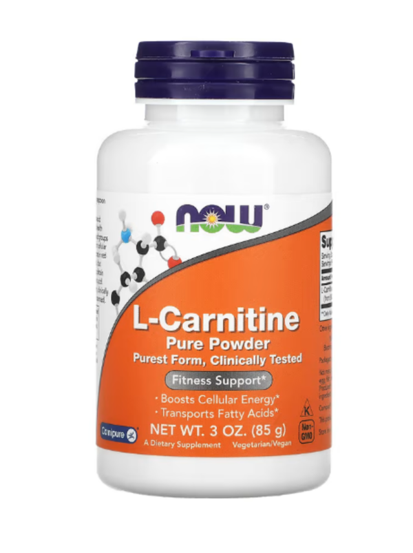 NOW Foods, L-Carnitine, Pure Powder, 3 oz (85 g)
