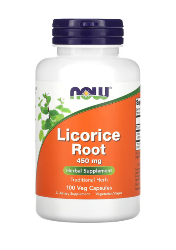 Now Foods, Licorice Root, 450 mg, 100 Capsules