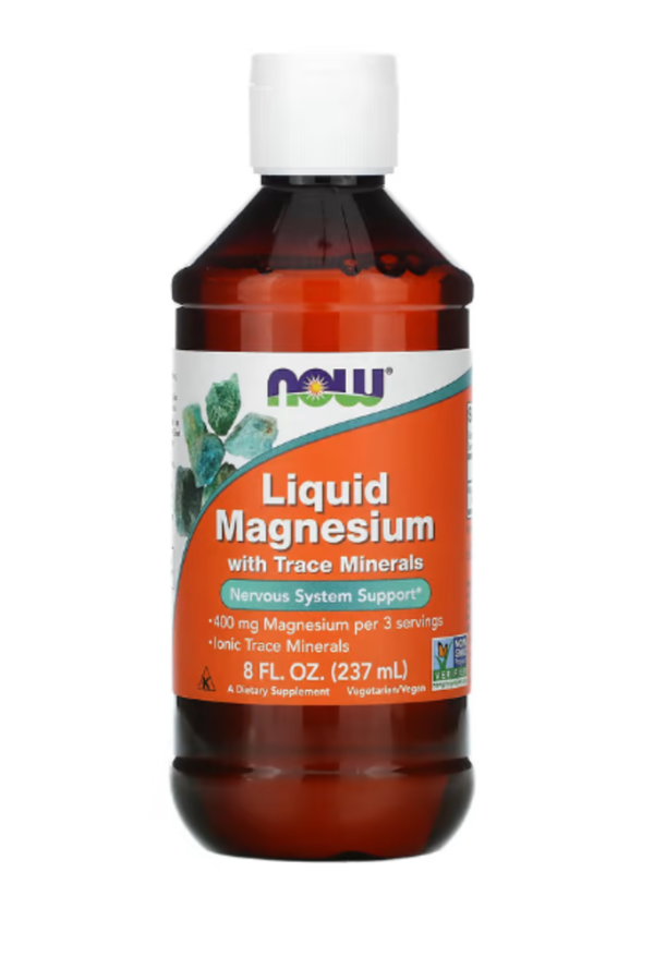 Now Foods, Liquid Magnesium with Trace Minerals, 8 fl oz (237 ml)