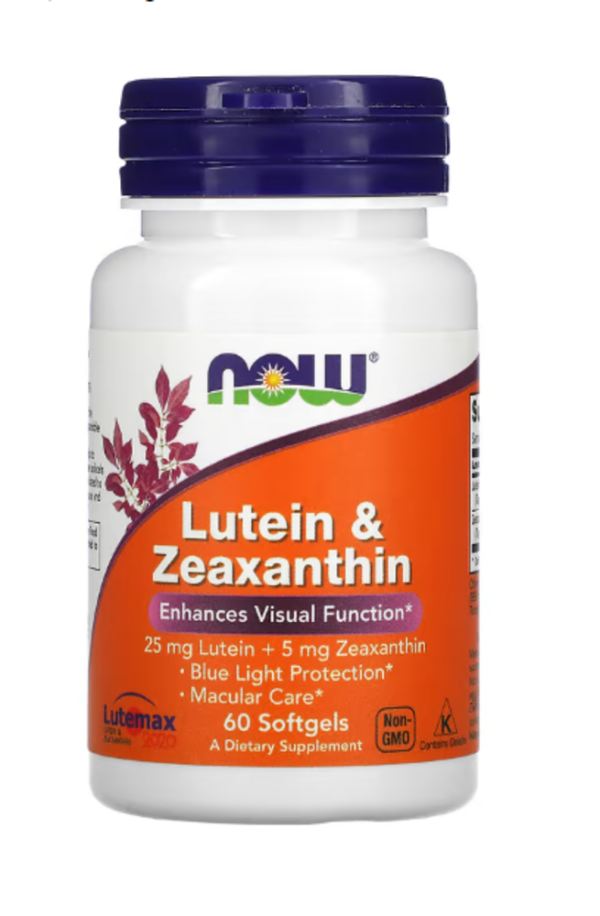 Now Foods, Lutein & Zeaxanthin, 60 Softgels