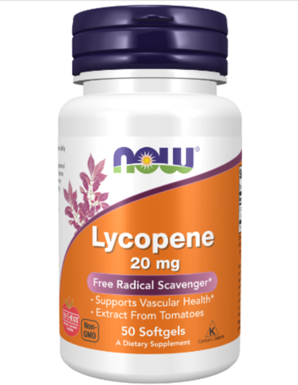 Now Foods, Lycopene, 20 mg, 50 Softgels