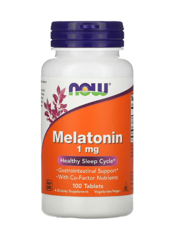 Now Foods, Melatonin, 1 mg, 100 Tablets