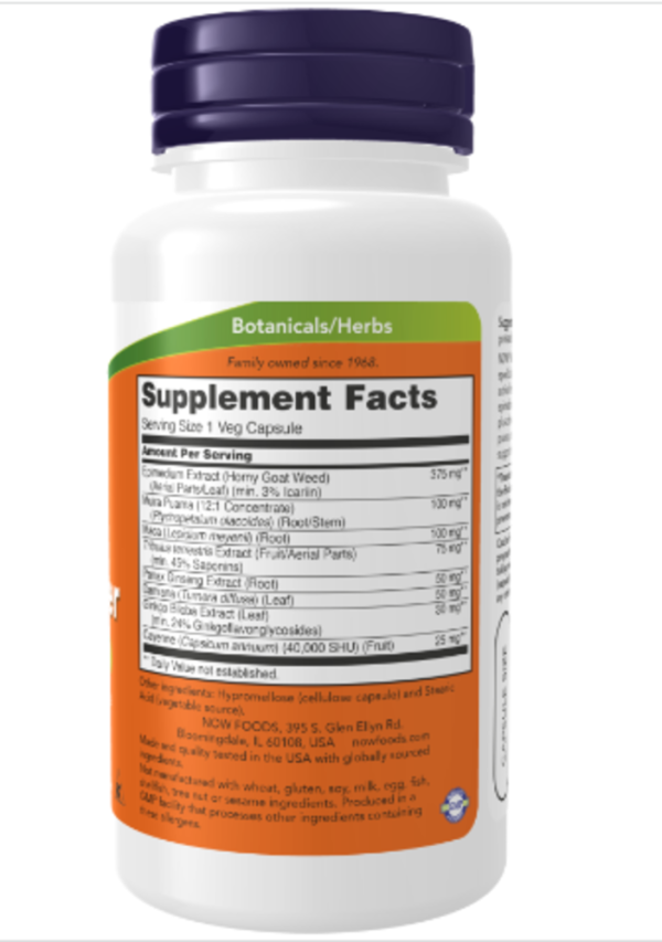 Now Foods, Men's Virility Power, 120 Capsules
