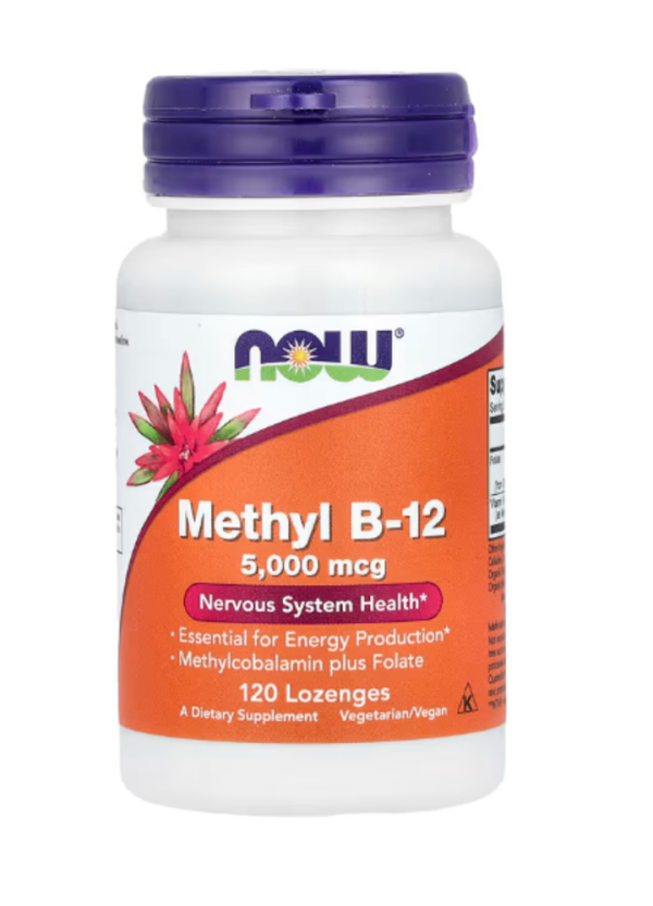 NOW Foods, Methyl B-12, 5000 mcg, 120 Lozenges