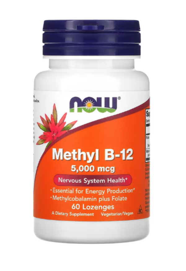 Now Foods, Methyl B-12, 5000 mcg, 60 Lozenges