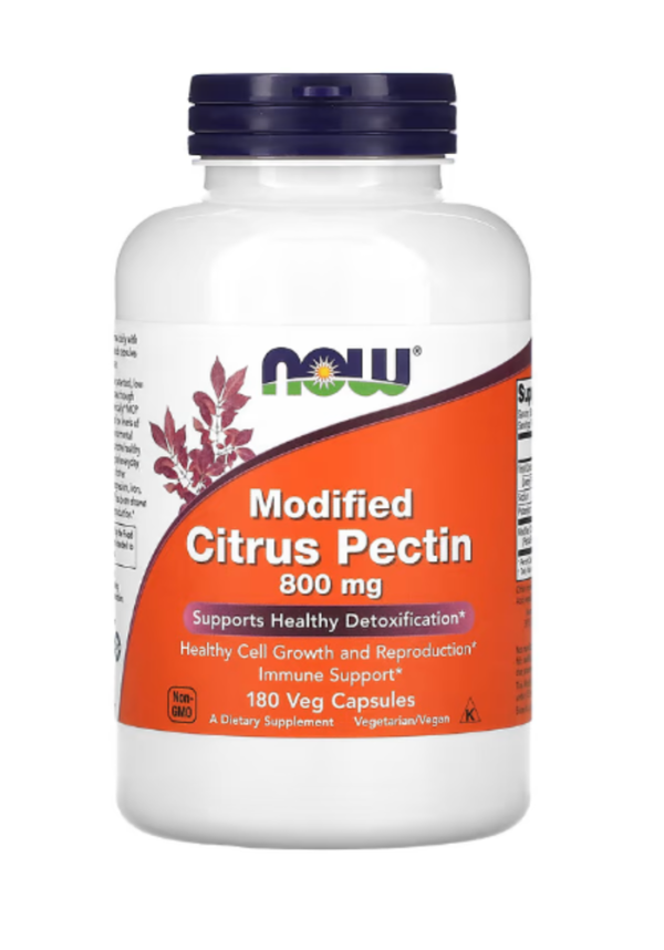 NOW Foods, Modified Citrus Pectin, 800 mg, 180 Veg Capsules