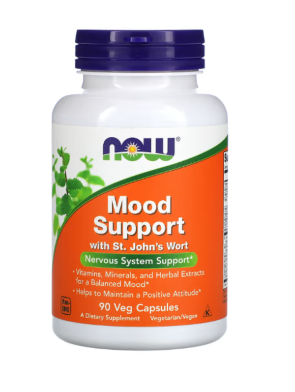 NOW Foods, Mood Support with St. John's Wort, 90 Veg Capsules