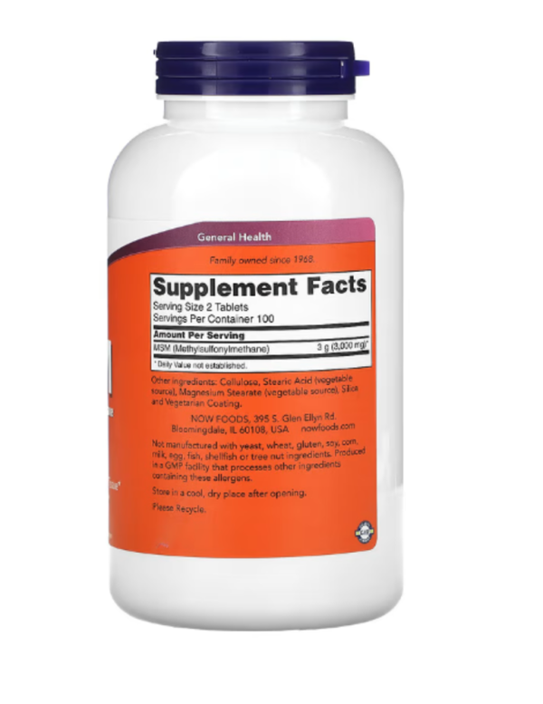 Now Foods, MSM Powder, 1 lb (454 g)