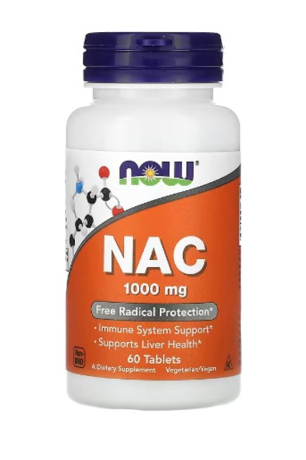 NOW Foods, NAC, 1,000 mg, 60 Tablets
