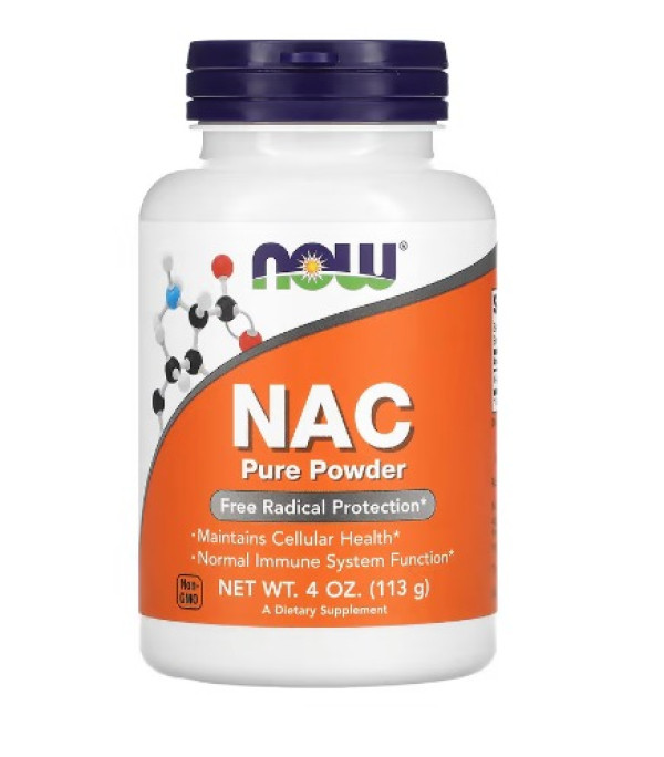 NOW Foods, NAC Pure Powder, 4 oz (113 g)