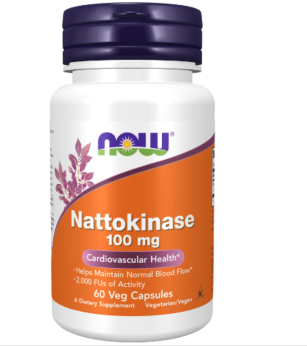 Now Foods, Nattokinase, 100 mg, 60 Vcaps