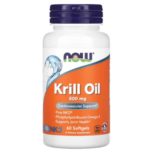Now Foods, Neptune Krill Oil, 500 mg, 60 Softgels