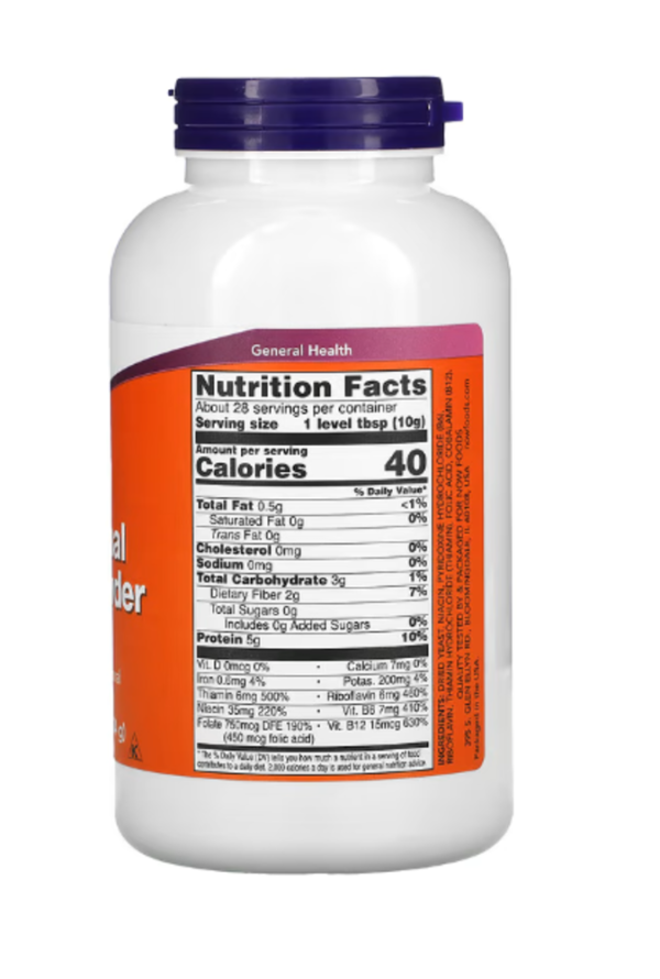NOW Foods, Nutritional Yeast Powder, 10 oz (284 g)