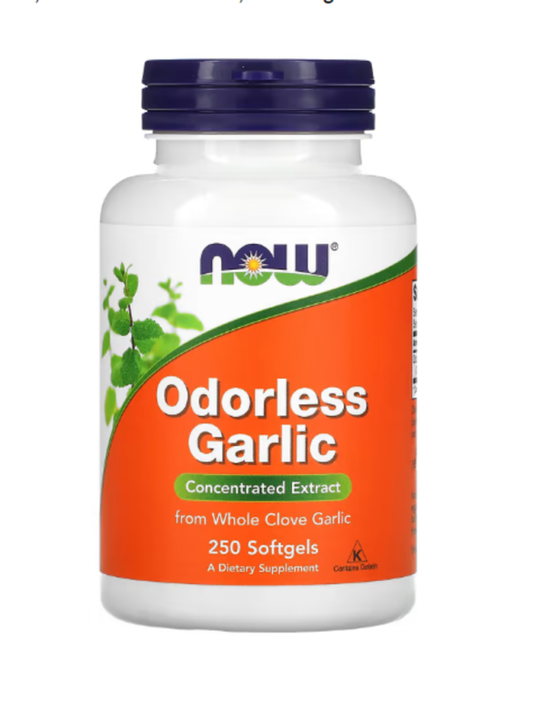 NOW Foods, Odorless Garlic, Concentrated Extract, 250 Softgels
