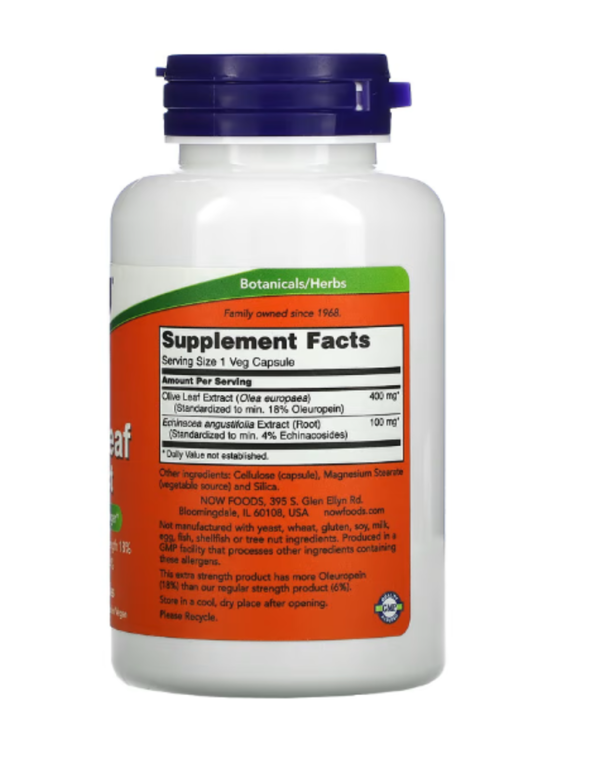 Now Foods, Olive Leaf Extract, 100 Vcaps