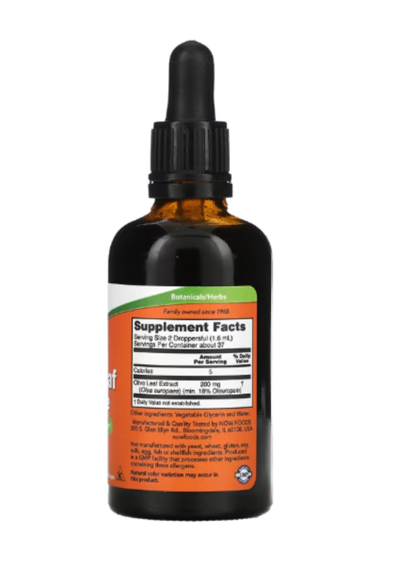 Now Foods, Olive Leaf Glycerite, 2 fl oz (60 ml)