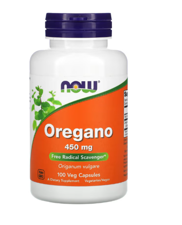 NOW Foods, Oregano, 450 mg, 100 Veg Capsules