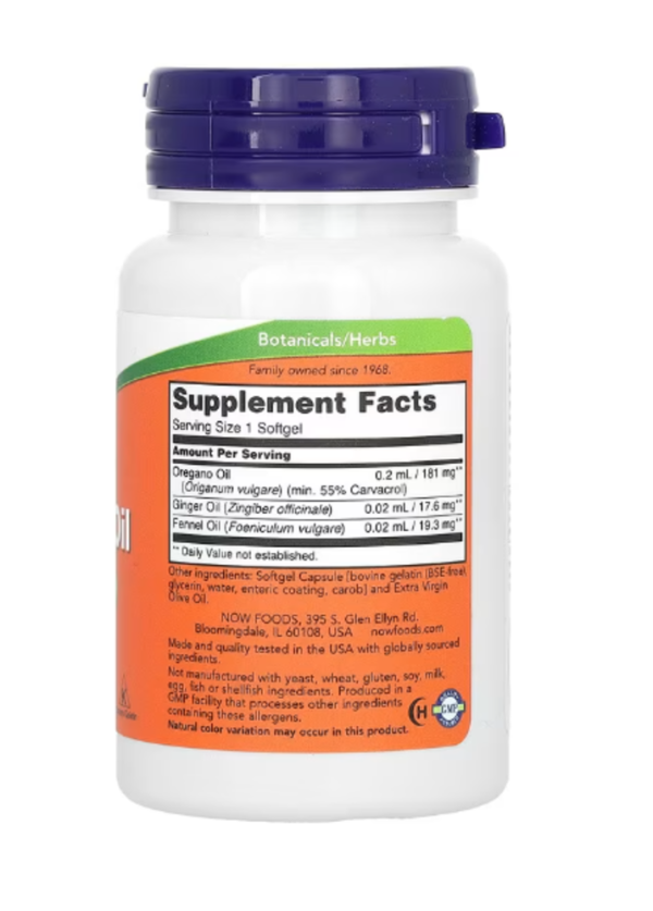 Now Foods, Oregano Oil, 90 Softgels