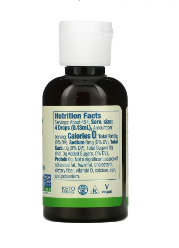 Now Foods, Organic Better Stevia, Liquid Sweetener, 2 fl oz (60 ml)