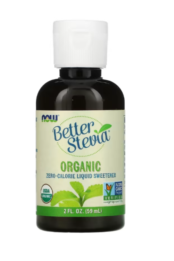 Now Foods, Organic Better Stevia, Liquid Sweetener, 2 fl oz (60 ml)