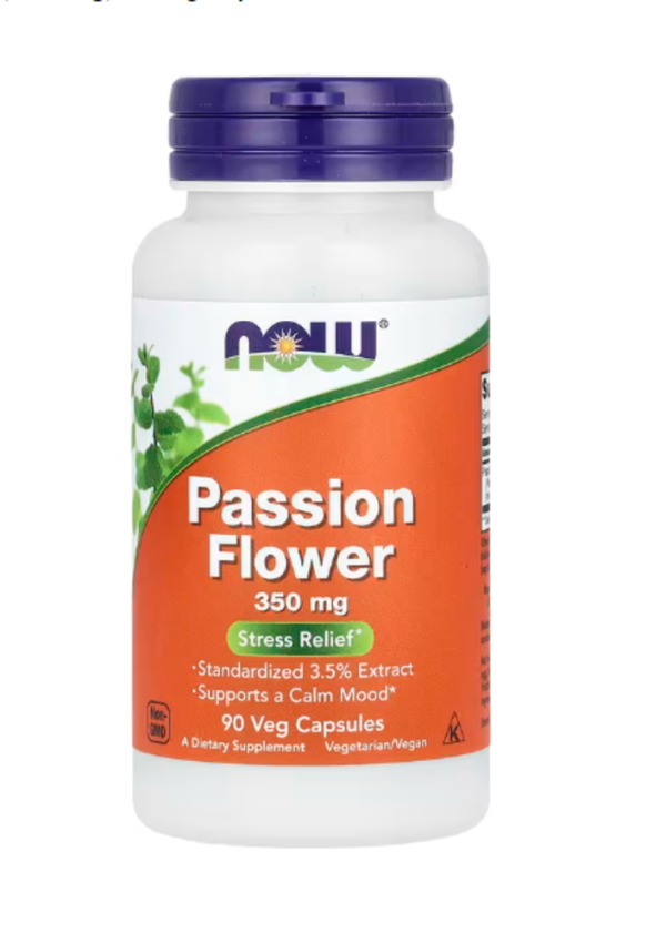 Now Foods, Passion Flower, 350 mg, 90 Veg Capsules