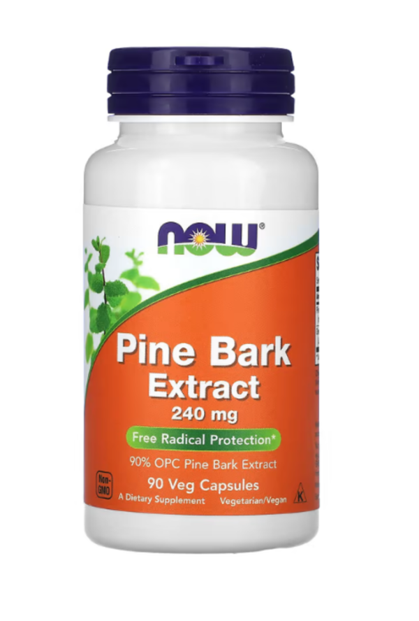 Now Foods, Pine Bark Extract, 240 mg, 90 Veggie Caps